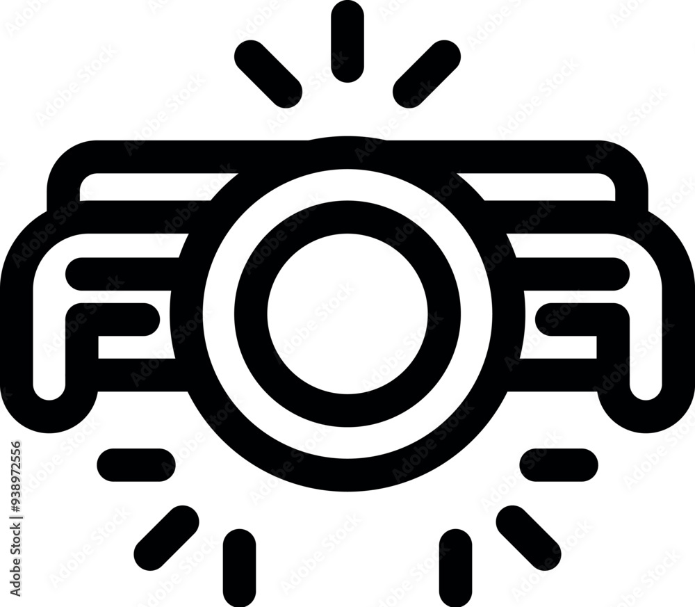 Sport whistle is making a loud, high pitched noise with shining light beams Sport whistle is making a loud, high pitched noise with shining light beams