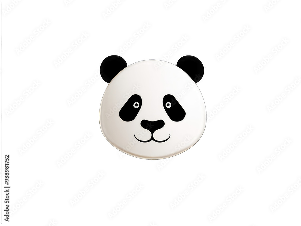 3d illustration of bear face logo isolated on transparency background PNG 3d illustration of bear face logo isolated on transparency background PNG