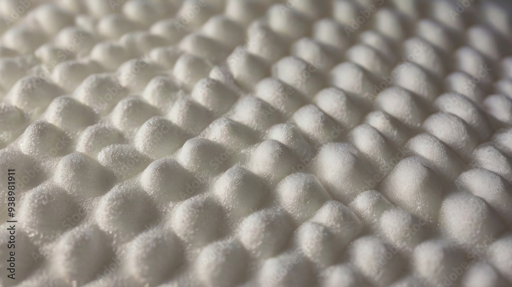 Naklejka premium White foam material in bubble form