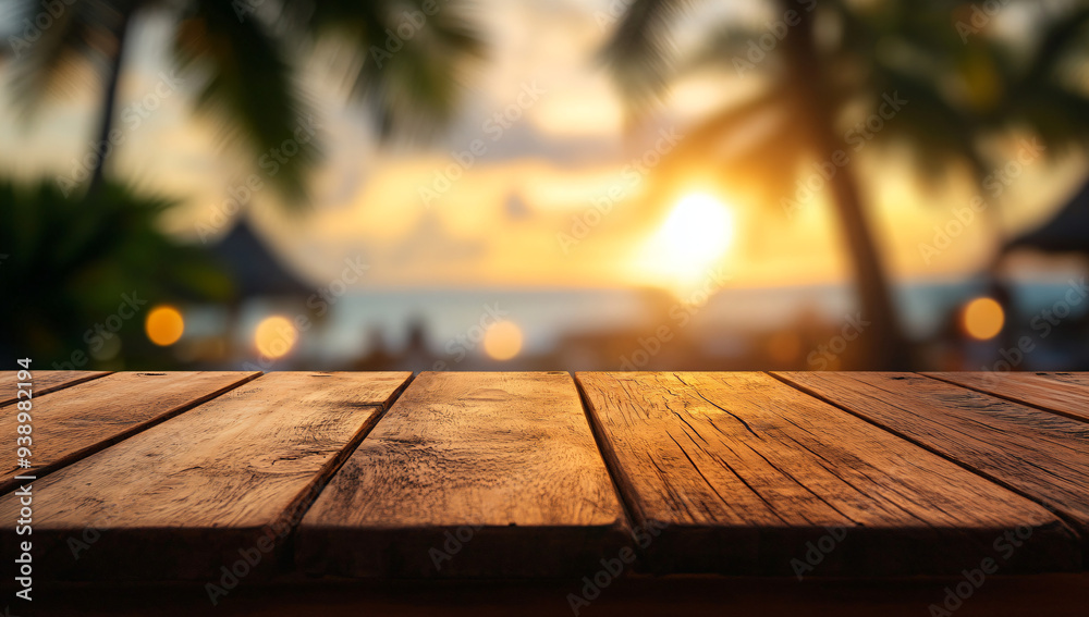 Tropical Sunset Table. Tropical Sunset Table.