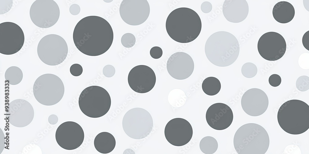Abstract Circular Pattern in Monochrome Tones Abstract Circular Pattern in Monochrome Tones
