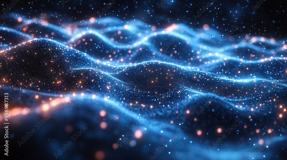 Abstract Glowing Waves Abstract Glowing Waves