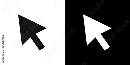 Cursor icon Flat fill set collection