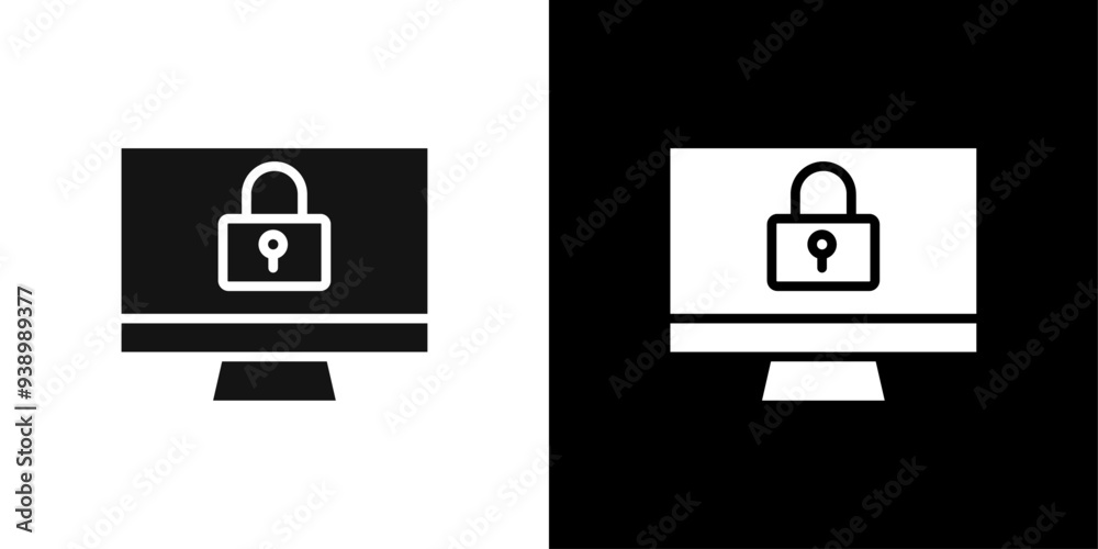 IOT security icon Flat fill set collection IOT security icon Flat fill set collection