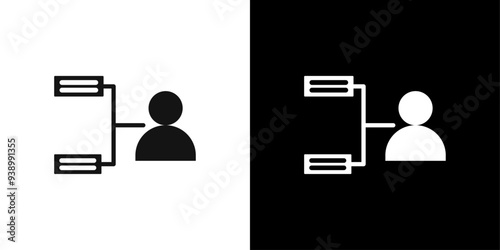 Priority icon Flat fill set collection
