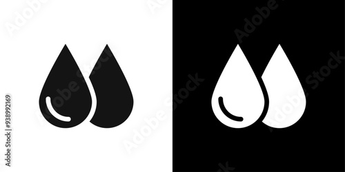 Skin care icon Flat fill set collection
