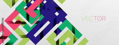 Color bend lines with shadow texture effect. Vector Illustration For Wallpaper, Banner, Background, Card, Book Illustration, landing page