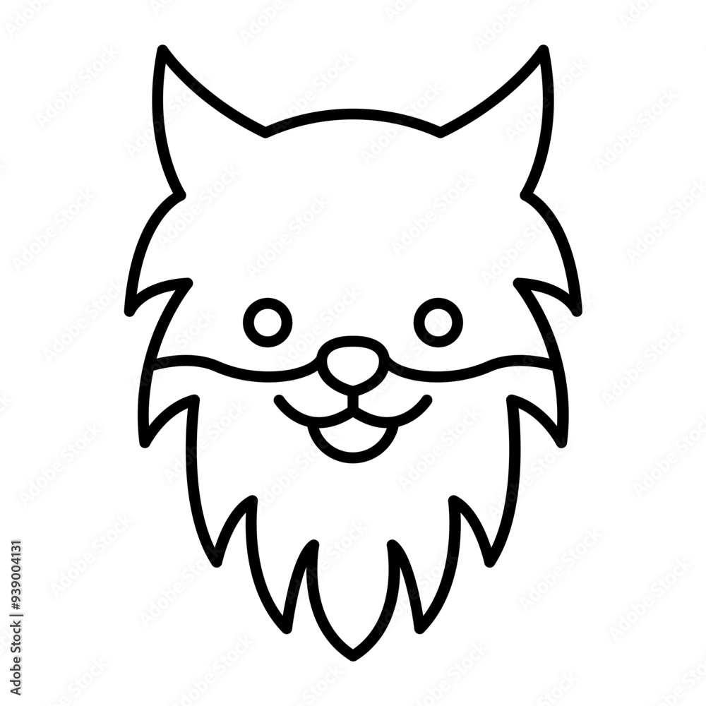 Pomeranian dog face Pomeranian dog face