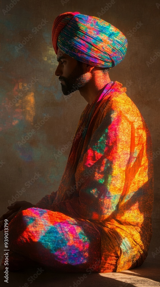 Obraz premium Turban Sikh Temple Sikhism Religion Spiritual Symbol