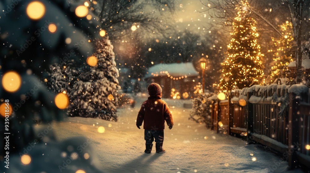 A Little One's Snowy Christmas Night A Little One's Snowy Christmas Night