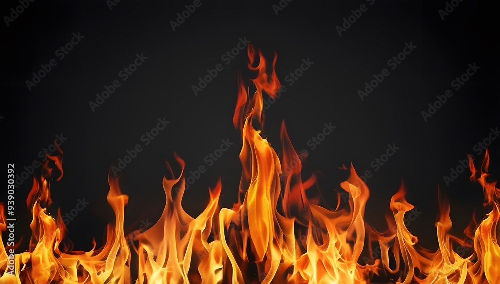 blazing inferno flame with dark background blazing inferno flame with dark background