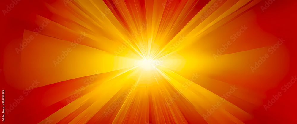 Naklejka premium Sunray effect background with contrasting coloured.alternating rays radiate outward, creating a dynamic, energetic pattern.