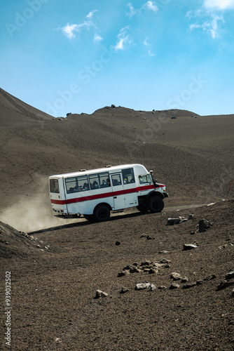 bus stop in the desert