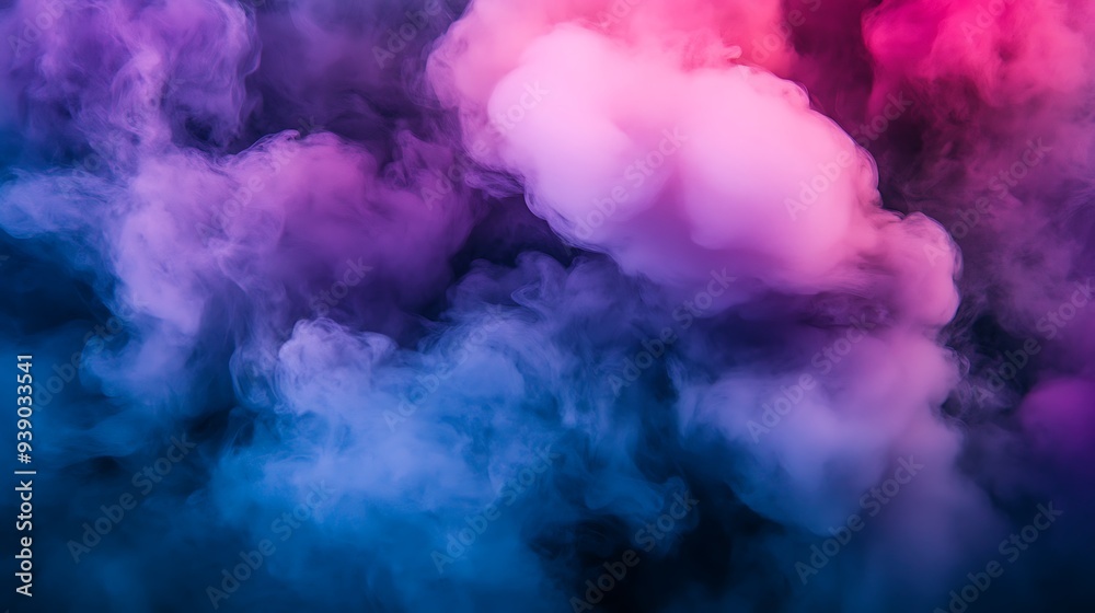A vibrant, dynamic smoke background with a dark, clear area for text A vibrant, dynamic smoke background with a dark, clear area for text