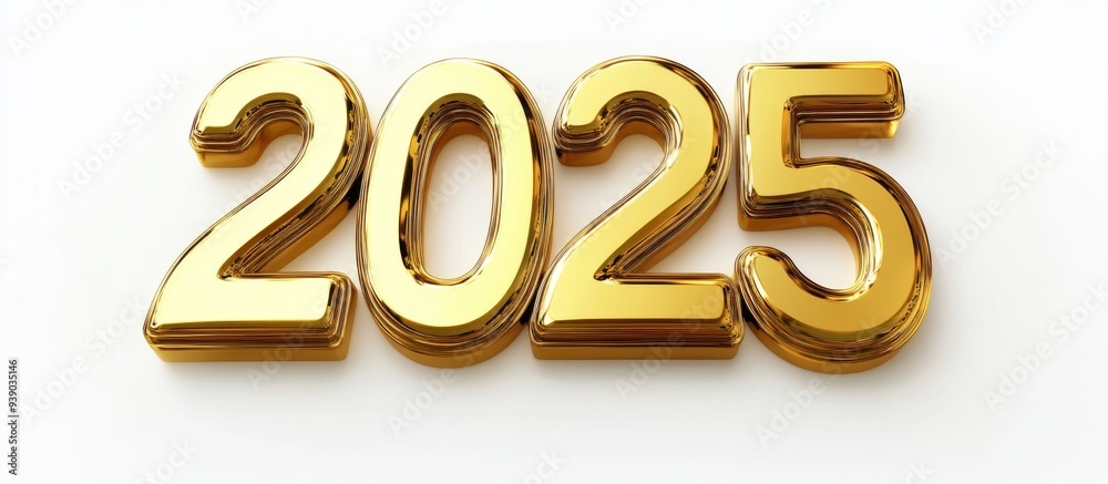 Golden 2025 text New Year's Celebration Golden 2025 text New Year's Celebration