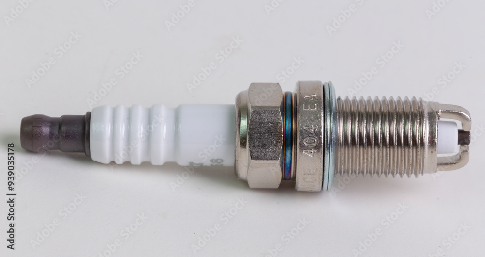 sparking plug on white background sparking plug on white background