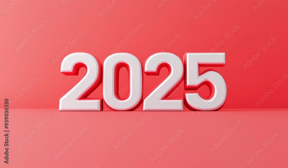 2025 New Year text effect