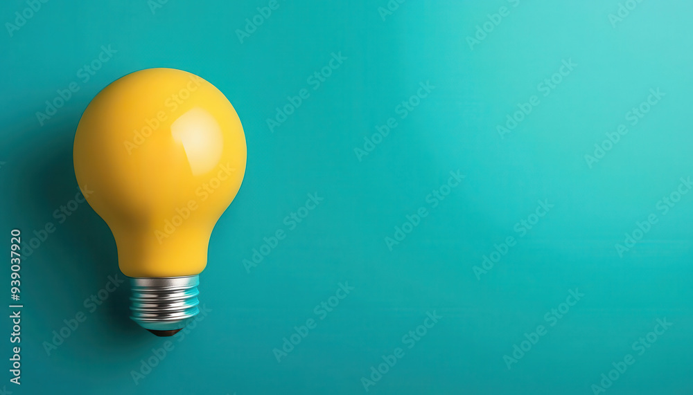 Light bulb with a globe, global impact of ideas on growth, flat design illustration Light bulb with a globe, global impact of ideas on growth, flat design illustration