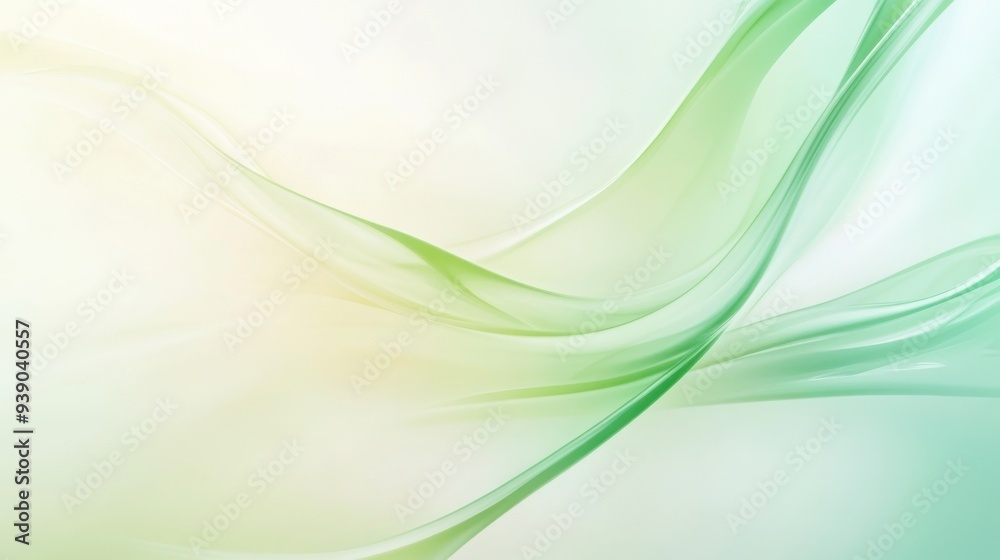 A green wave with a white background A green wave with a white background