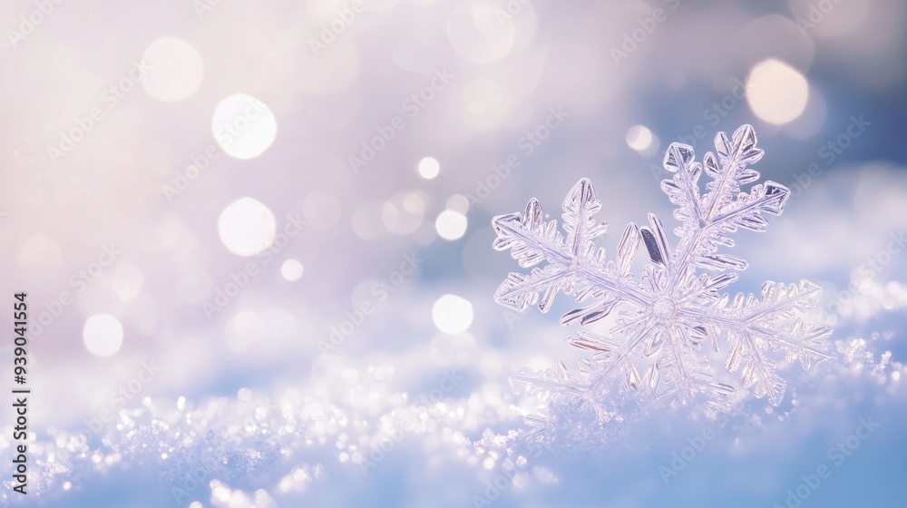 Intricate Snowflake Pattern - Winter Magic Captured Intricate Snowflake Pattern - Winter Magic Captured