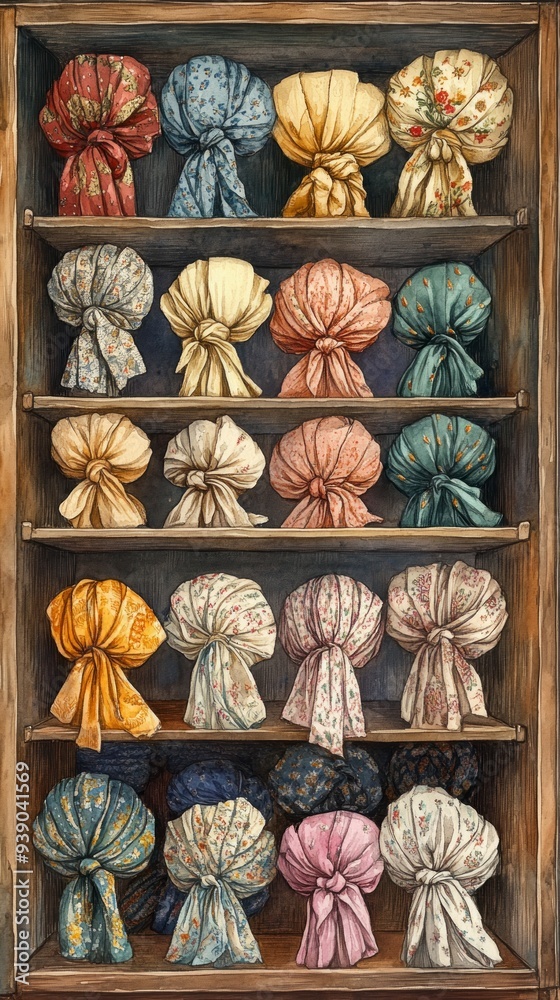 Turban Market Stall Sikhism Religion Spiritual Symbol Turban Market Stall Sikhism Religion Spiritual Symbol