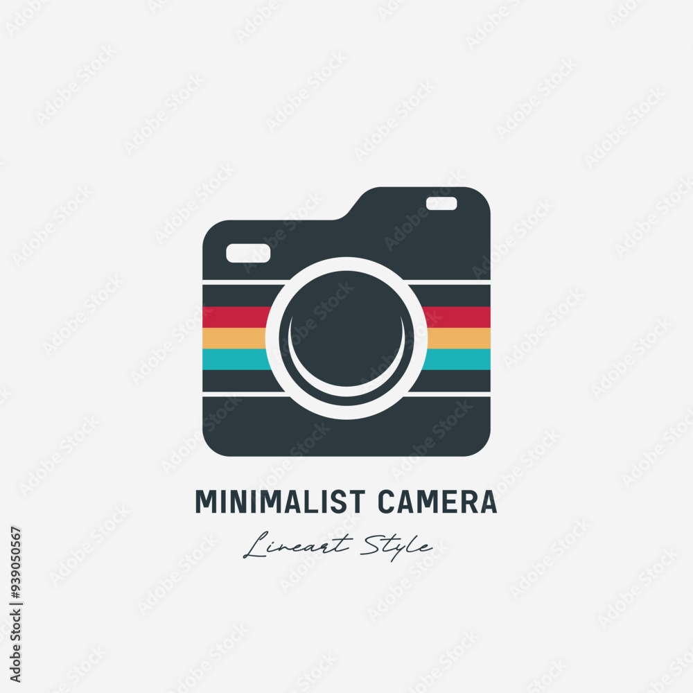 Modern minimalist style camera vector design with retro vintage nuances. Photography equipment for photographers. Suitable for photographer business elements in the studio. Photo camera Modern minimalist style camera vector design with retro vintage nuances. Photography equipment for photographers. Suitable for photographer business elements in the studio. Photo camera