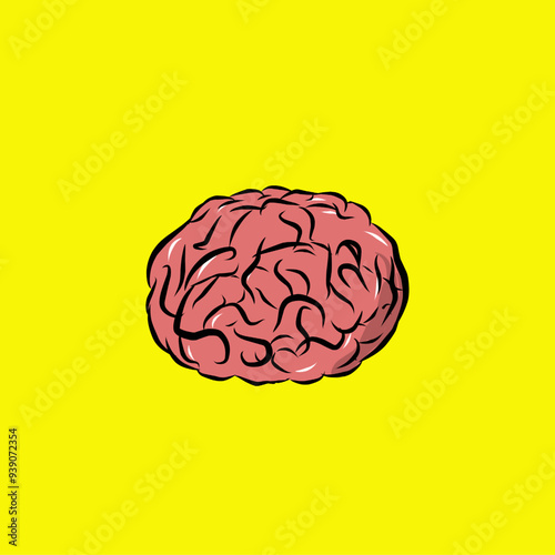 human brain illustration