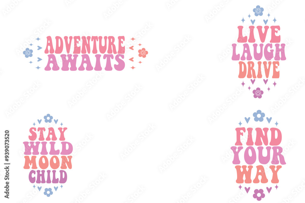 Adventure Awaits, Live Laugh Drive, Stay Wild Moon Child, Find Your Way keychain designs Adventure Awaits, Live Laugh Drive, Stay Wild Moon Child, Find Your Way keychain designs