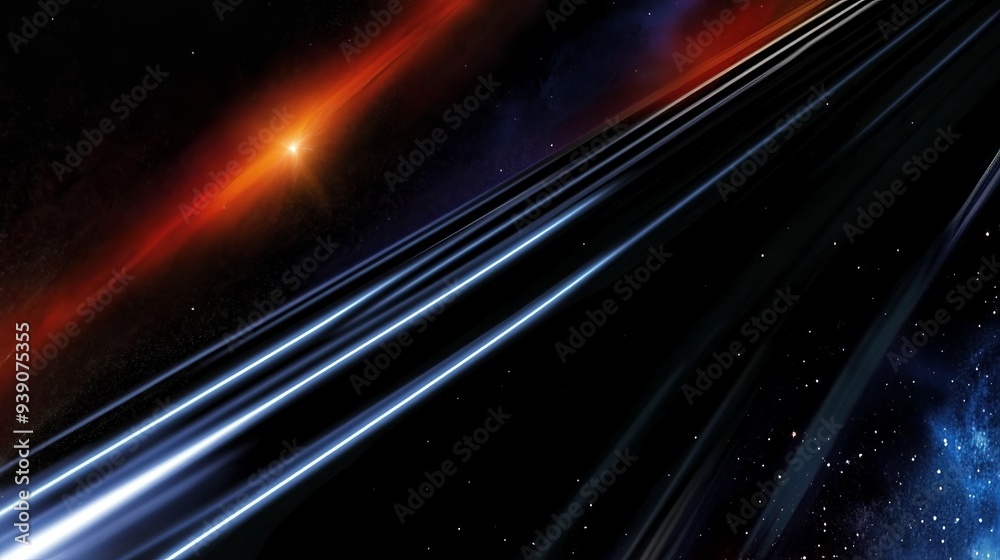 Vibrant abstract light trails with dynamic colors in a dark, futuristic background. Vibrant abstract light trails with dynamic colors in a dark, futuristic background.