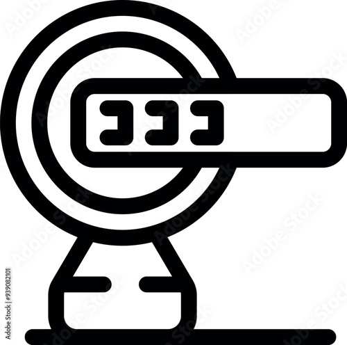 Mri scan machine making diagnosis, equipment for medical research