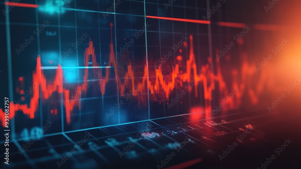 Financial chart with a downward trend, symbolizing economic downturn and bankruptcy. Financial chart with a downward trend, symbolizing economic downturn and bankruptcy.