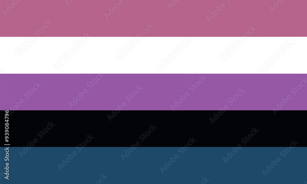Obraz premium Genderfluid flag
