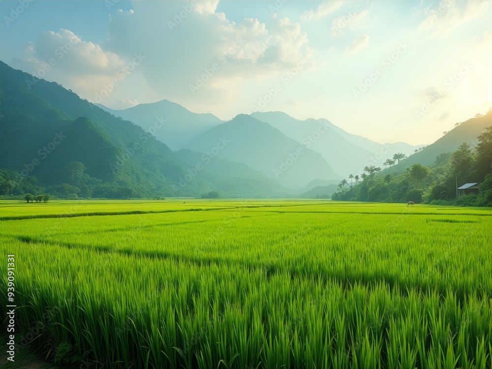 rice field in the mountains rice field in the mountains