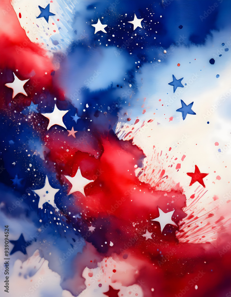 Φωτογραφία usa, fahne, flagge, platsch, stars and stripes, blau-rot-weiß, neu, close up, hi