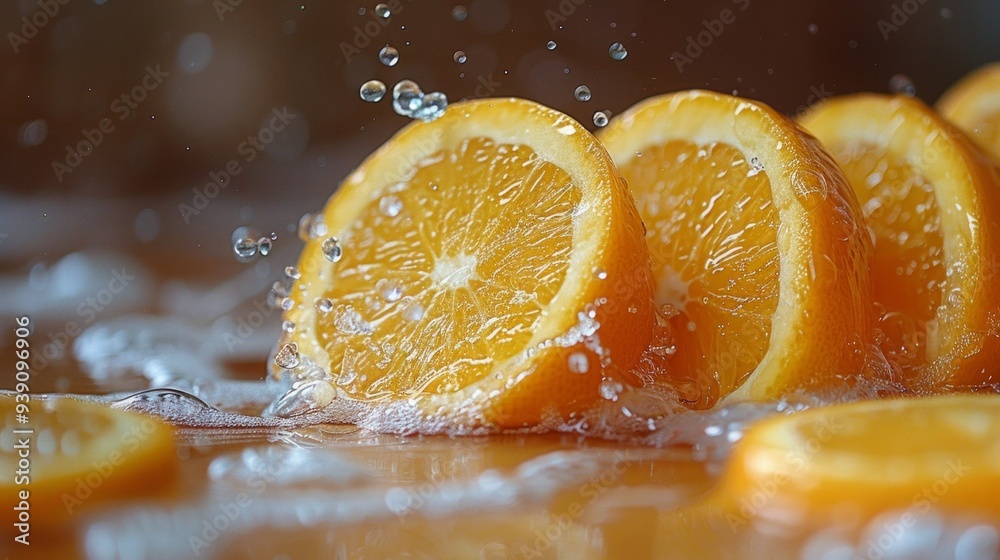 more Splash of orange juice, AI Generative more Splash of orange juice, AI Generative