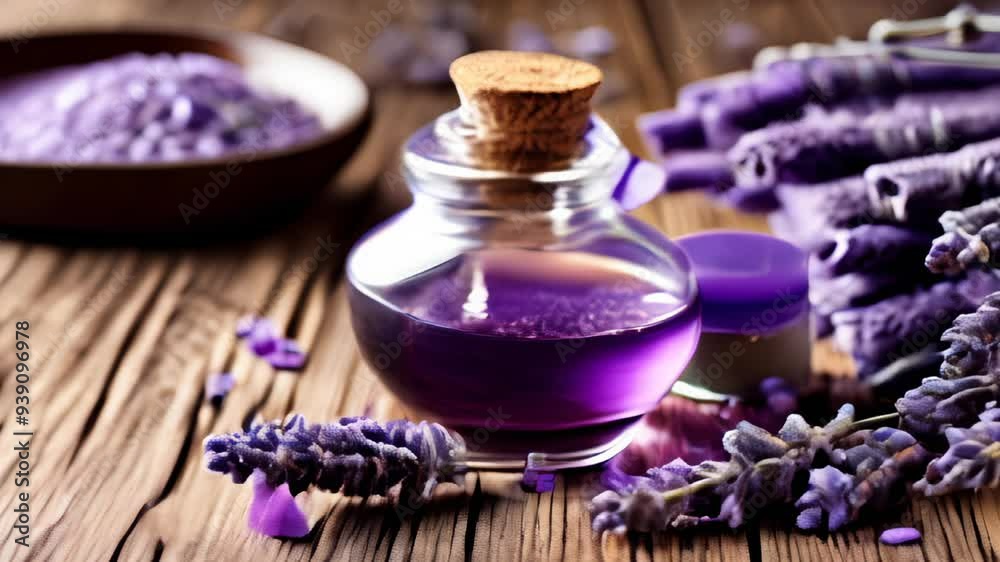 Essence of lavender bottled and ready to enchant Essence of lavender bottled and ready to enchant