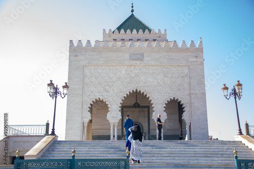 Obraz na płótnie Mausoleum of Mohammed V w salonie