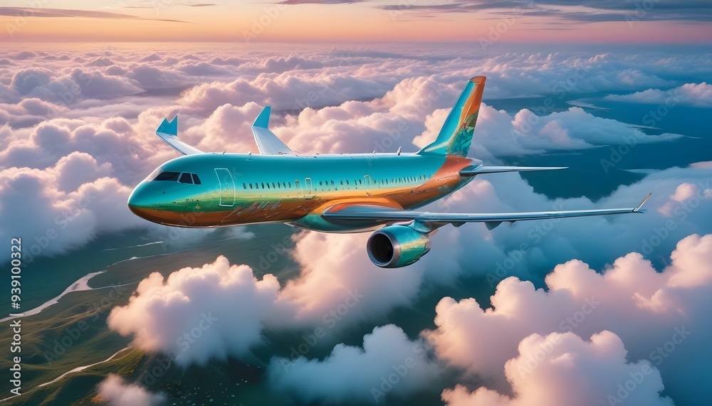 airplane flying over the world airplane flying over the world