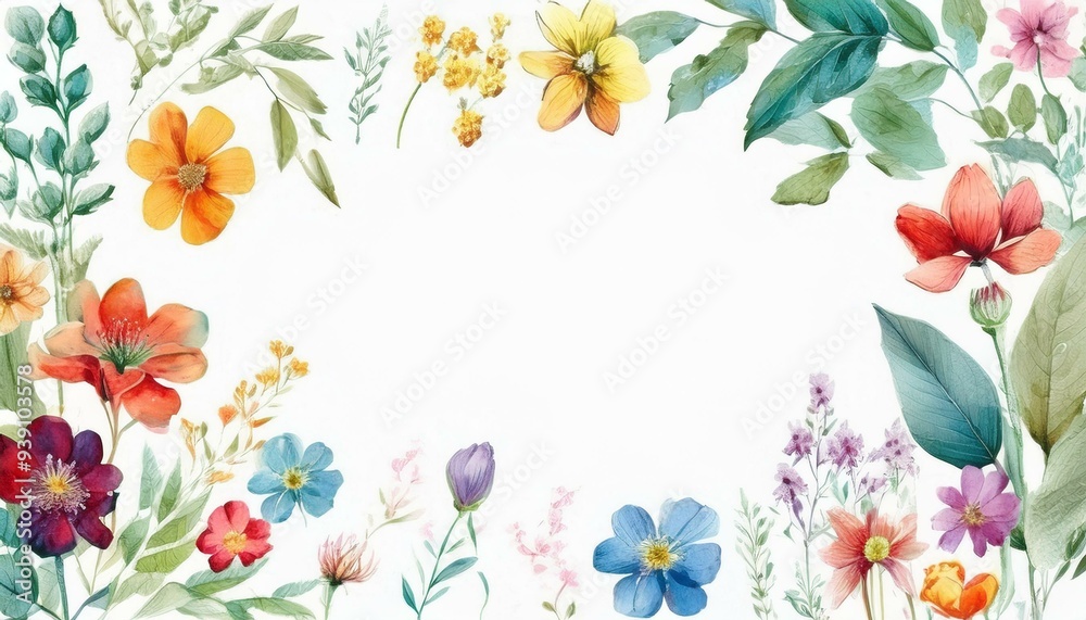 spring flowers background