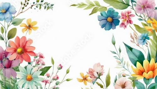 spring flowers background