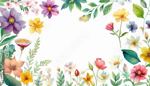 spring flowers background