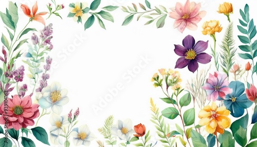 spring flowers background