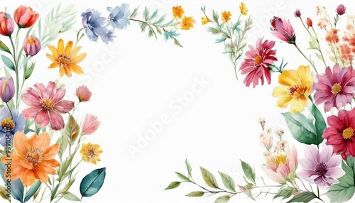 spring flowers background