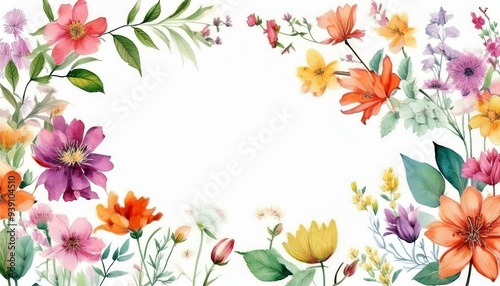 spring flowers background