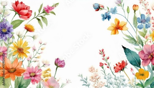 spring flowers background