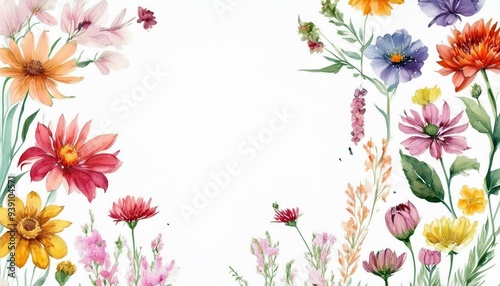 spring flowers background