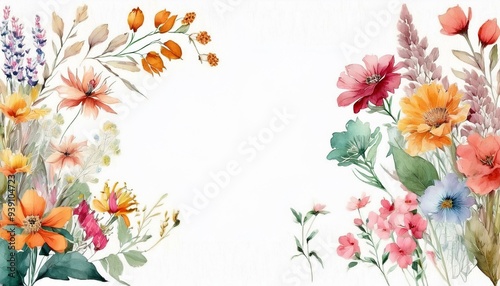 spring flowers background