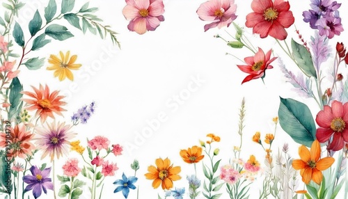 spring flowers background