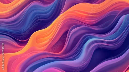 Wavy line background.