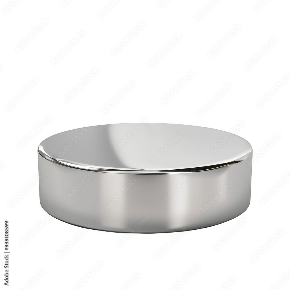 Silver Pedestal Isolated on a Transparent Background Silver Pedestal Isolated on a Transparent Background